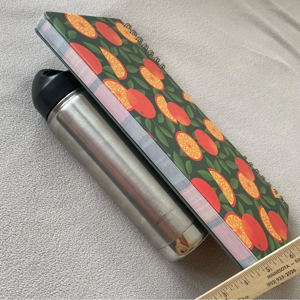 NWOT Citrus Themed Weekly Planner, 2 yrs/104 weeks